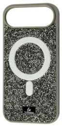 Чохол-накладка Apple iPhone Air The Bling World Rock Diamond with MagSafe Gray (009414-02)
