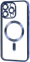 Чохол-накладка Apple iPhone 15 Pro Fibra Absolute case with MagSafe Blue Titanium (110901-4)