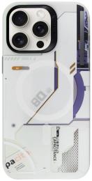 Чохол-накладка Apple iPhone 15 Pro Benks Magnetic Mecha Series Protective Case White (112394-1)