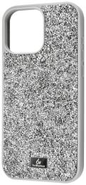 Чохол-накладка Apple iPhone 16 Silver The Bling World Rock Diamond Silver (111703-2)