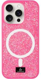 Чохол-накладка Apple iPhone 15 Pro The Bling World Rock Diamond with MagSafe Pink (112296-5)