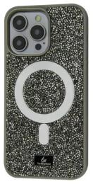 Чохол-накладка Apple iPhone 16 Pro Max The Bling World Rock Diamond with MagSafe Gray (112293-3)