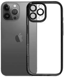 Чохол-накладка Apple iPhone 12 Pro Max Fibra Bling Side edge Case Black (109396-4)
