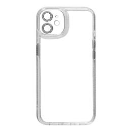 Чохол-накладка Apple iPhone 12 Fibra Bling Side edge Case Silver (109394-1)
