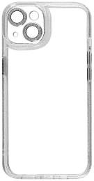 Чохол-накладка Apple iPhone 13 Fibra Bling Side edge Case Silver (109397-1)