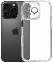 Чохол-накладка Apple iPhone 15 Pro Fibra Bling Side edge Case Silver (110139-3)