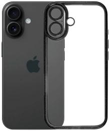 Чохол-накладка Apple iPhone 16 Fibra Bling Side edge Case Black (111713-1)