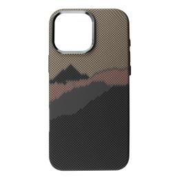 Чохол-накладка Apple iPhone 14 Pro Fibra Carbonite Design with MagSafe Design 3 (112431-3)