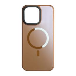 Чохол-накладка Apple iPhone 14/13 Fibra ArcLine Case with MagSafe Brown (010077-02)