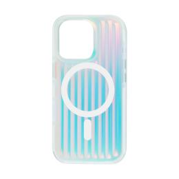 Чохол-накладка Apple iPhone 15 Fibra Aura Case with MagSafe Green Light (112190-3)