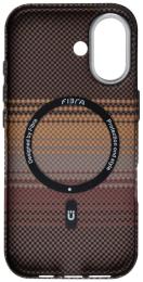 Чохол-накладка Apple iPhone 16 Fibra Carbonite Design with MagSafe Design 4 (112426-4)