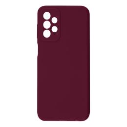 Чохол-накладка Samsung Galaxy A33 Fibra Full Silicone Cover Marsala (108511-2)