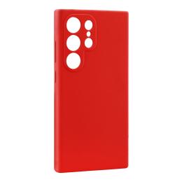 Чохол-накладка Samsung Galaxy S24 Ultra Fibra Full Silicone Cover Red (110634-7)