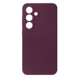 Чохол-накладка Samsung Galaxy S25 Fibra Full Silicone Cover Marsala (111769-7)