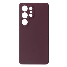 Чохол-накладка Samsung Galaxy S25 Ultra Fibra Full Silicone Cover Marsala (111767-7)