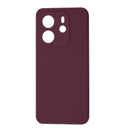 Чохол-накладка Xiaomi Redmi Note 14 (4G EU) Fibra Full Silicone Cover Marsala (112284-7)