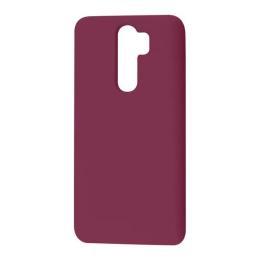 Чохол-накладка Xiaomi Redmi Note 8 Pro Fibra Full Silicone Cover Marsala (108257-13)