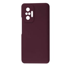 Чохол-накладка Xiaomi Redmi Note 10 Pro (4G) Fibra Full Silicone Cover Marsala (108249-13)