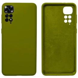 Чохол-накладка Xiaomi Redmi Note 11 (4G)/11S Fibra Full Silicone Cover Khaki (108520-13)