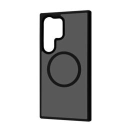 Чохол-накладка Samsung Galaxy S25 Ultra Fibra Metal Buttons with MagSafe Black (111743-1)