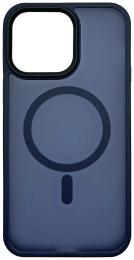 Чохол-накладка Apple iPhone 14 Pro Fibra Metal Buttons with MagSafe Deep Navy (109883-2)