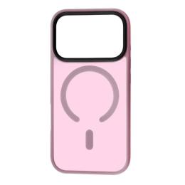 Чохол-накладка Apple iPhone 17 Pro Max Fibra Metal Buttons with MagSafe Light Pink (000080-05)