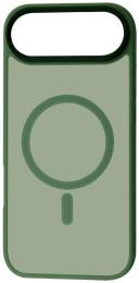 Чохол-накладка Apple iPhone Air Fibra Metal Buttons with MagSafe Dark Green (000082-02)
