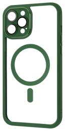 Чохол-накладка Apple iPhone 12 Pro Max Fibra Metallic Clear Case with MagSafe Khaki (109434-3)