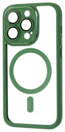Чохол-накладка Apple iPhone 13 Pro Fibra Metallic Clear Case with MagSafe Khaki (109436-2)