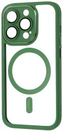 Чохол-накладка Apple iPhone 14 Pro Fibra Metallic Clear Case with MagSafe Khaki (109439-3)