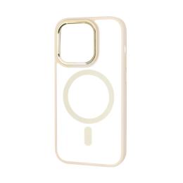 Чохол-накладка Apple iPhone 13 Pro Fibra Metallic Matte Case with MagSafe Pink Sand (108914-3)