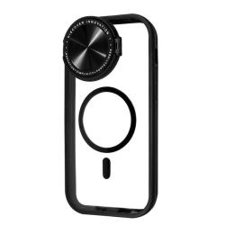 Чохол-накладка Apple iPhone 12 Pro Max Fibra Mirror Сase with MagSafe Black (110928-1)