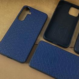 Чохол-накладка Samsung Galaxy A14/M14 Fibra Python case Blue (110299-2)