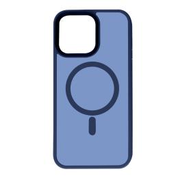 Чохол-накладка Apple iPhone 15 Fibra Metal Buttons with MagSafe Deep Navy (109885-2)