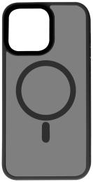 Чохол-накладка Apple iPhone 15 Pro Fibra Metal Buttons with MagSafe Black (109886-1)