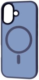 Чохол-накладка Apple iPhone 17 Fibra Metal Buttons with MagSafe Deep Navy (000083-03)