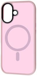 Чохол-накладка Apple iPhone 17 Fibra Metal Buttons with MagSafe Light Pink (000083-05)