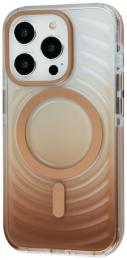 Чохол-накладка Apple iPhone 15 Pro Fibra Ripples Gradient Rose Gold (112213-2)