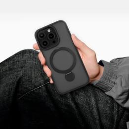 Чохол-накладка Apple iPhone 12 Pro Max Fibra Rotating Bracket 360 degrees Gray (110716-3)