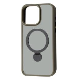 Чохол-накладка Apple iPhone 13 Pro Max Fibra Rotating Bracket 360 degrees Gray (110718-3)