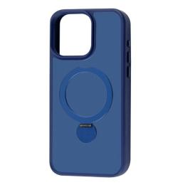 Чохол-накладка Apple iPhone 15 Pro Max Fibra Rotating Bracket 360 degrees Blue (110724-1)