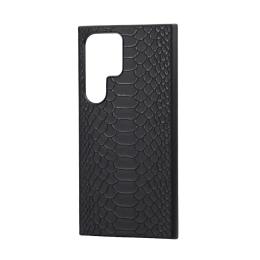 Чохол-накладка Samsung Galaxy S23 Ultra Fibra Python case Black (110312-1)