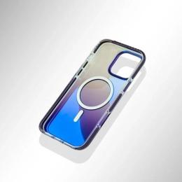 Чохол-накладка Apple iPhone 15 Fibra Shock-Proof case with MagSafe Blue (110711-5)