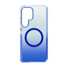Чохол-накладка Samsung Galaxy S24 Ultra Fibra Shock-Proof case with MagSafe Blue (111618-5)