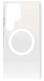 Чохол-накладка Samsung Galaxy S24 Ultra Fibra Shock-Proof case with MagSafe White (111618-2)