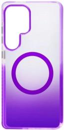 Чохол-накладка Samsung Galaxy S25 Fibra Shock-Proof case with MagSafe Deep Purple (111802-5)