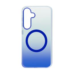 Чохол-накладка Samsung Galaxy S25 Plus Fibra Shock-Proof case with MagSafe Blue (111803-2)
