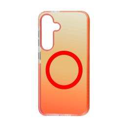 Чохол-накладка Samsung Galaxy S25 Plus Fibra Shock-Proof case with MagSafe Orange (111803-06)