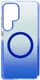 Чохол-накладка Samsung Galaxy S25 Ultra Fibra Shock-Proof case with MagSafe Blue (111804-2)