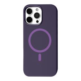 Чохол-накладка Apple iPhone 14 Pro Fibra Silicone OmniMag Dark Purple (112335-05)